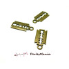 Pendentifs breloque LAME DE RASOIR metal couleur BRONZE