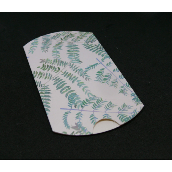 HJ002S03B PAX 10 Emballages carton, Emballage Cadeau, berlingots  8 par 5.5 par 2 cm motif  Végétal