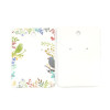 Cartes de présentation Rectangle Oiseaux, pour boucles d'oreilles