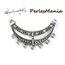 Pendentifs Multiconnecteur Ethnique Métal Argent Antique