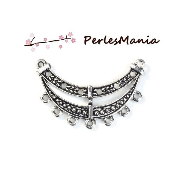 Pendentifs Multiconnecteur Ethnique Métal Argent Antique