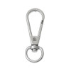 Grands mousquetons Porte Clés, Porte Clefs 48 mm Métal finition Argent Platine Rhodié