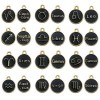 S11702276 PAX 12 pendentifs médaillon Signe du Zodiaque, Horoscope 12mm Biface Emaille Noir métal coloris Doré