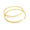 Support bracelet Jonc avec anneau Laiton couleur Or Mat