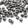 perles intercalaires Bille 2 mm Métal couleur Gun métal