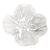 Estampes Filigrane Fleur 21mm Cuivre Argent Platine