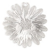 Estampes Filigrane Fleur 21mm Cuivre Argent Platine