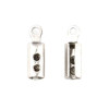 Embouts pour Cordon  304 ACIER INOXYDABLE 10 par 3mm coloris Argent
