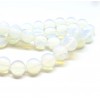 Lot de 10 perles style Opaline rondes 12mm