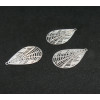 Estampes Connecteurs Goutte 24mm – Cuivre Couleur Argent Vif