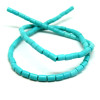 Tubes turquoise reconstituées 3 par 5 mm Coloris 10