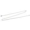 Sautoirs, colliers 51 cm maille fine 2.7mm en Acier Inoxydable 304 coloris Argent Platine PlatinePlatine