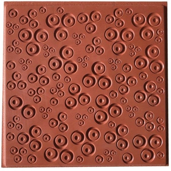 Plaque de Texture Contemporary Clovers pour Pate Fimo, Sculpey Cernit CE95027