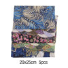 PS11709836 PAX de 5 Coupons de Tissu 100% COTON  20 x 25 cm Tissu Motifs Japonisant