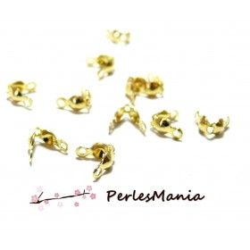 perlesmania.com Les Essentiels Pax 1000 Embouts Fermoirs pour Chaine à Billes PM Multicolores S1178139