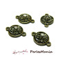 PAX 50 pendentifs CONNECTEUR MAGNIFIQUE FLEUR metal couleur Bronze H115348Y