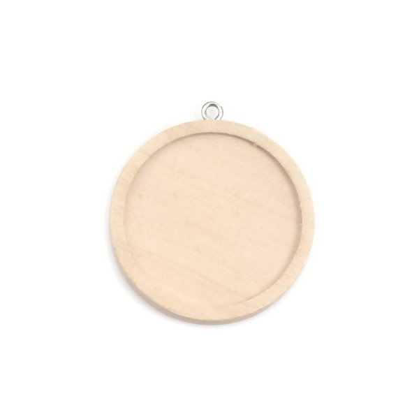 Supports de pendentif en Bois 25mm