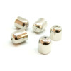 Embouts, CYLINDRES métal, coloris Argent Platine 10mm, pour Cordon