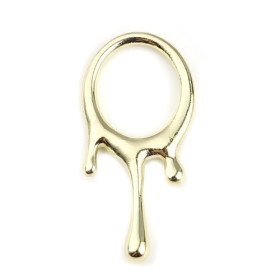 Pendentifs - Forme Géométrique 32 mm - métal coloris Doré