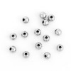 S1184310 PAX: 30 perles Intercalaire 4mm ACIER INOXYDABLE 
