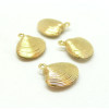 Pendentifs - Coquillage  - en Acier Inoxydable 304 - coloris Doré - pour bijoux raffinés