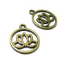 pendentifs breloque Fleur de Lotus