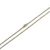 Colliers 45.5 cm, Maille 3 par 2.4 mm,  métal coloris Bronze