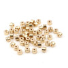 Perles Intercalaires - Tonneau 5 par 4 mm - métal coloris Doré