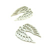 Pendentifs Aile d'Ange 22mm, Acier Inoxydable, finition Argenté pour bijoux raffinés