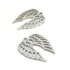Pendentifs Aile d'Ange 22mm, Acier Inoxydable, finition Argenté pour bijoux raffinés