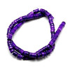 Perles Rondelles Howlite 4 par 2 mm Violet