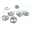 Apprêt bijoux 10 pieces breloque anneau martelé ref 11073 