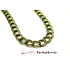 1 mètre Chaine double maille PCHD001Y Bronze 7 par 8mm 