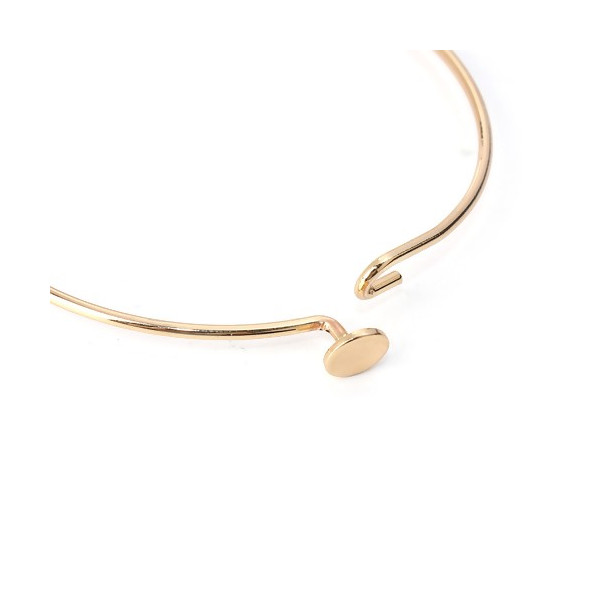 Supports bracelet Jonc plateau couleur Doré