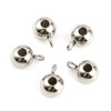 Bélières Lisses 6mm – Acier Inoxydable Argent Platine