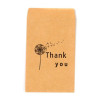Emballages papier craft, Emballage Cadeau, Rectangle 12.5 cm, Thank you