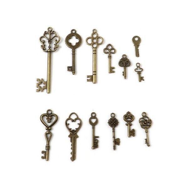 S11724374 PAX 13 breloques pendentifs MIXTE Clés, clefs, métal coloris Bronze