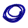 Perles - Rondelles 3 par 2mm - Verre facettée - Bleu Nuit