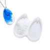 S11730700 PAX 1 MOULE EN SILICONE pendentif OVALE Vague 52 par 45 mm utilisation FIMO RESINE