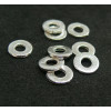 Perles intercalaires Rondelles 7 par 1mm métal couleur Argent Vif