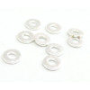 Perles intercalaires Rondelles 7 par 1mm métal couleur Argent Vif