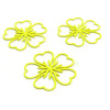 pendentifs filigrane Fleur de Sakura 17 mm Coloris Jaune