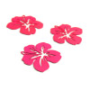 Estampes Pendentif Filigrane Fleur d’Hibiscus 20mm Cuivre Coloris Rose