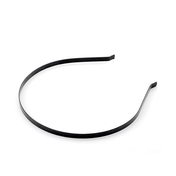 Supports SERRE TETE 4mm métal coloris NOIR