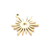 Pendentif Soleil 14 mm Doré en Acier Inoxydable 304 pour bijoux raffinés