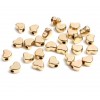 S11747282 PAX 20 Perles Intercalaires - Coeur 7 mm - métal coloris Doré