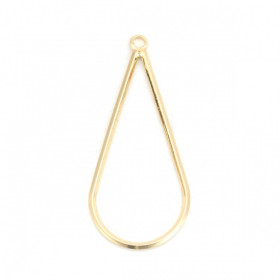 Pendentifs Goutte 42mm – Cuivre Doré à l'or fin 18K