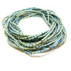 HF424 Lot 1 fil d'environ 139 perles Hématite Tube, colonne 2 par 3mm metallisé coloris 08A