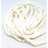 H1605 Lot 1 fil d'environ 50 perles Tubes, Colonne - 8 par 4 mm - Nacre - coloris Blanc Crème