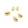 Perles Intercalaires Oblong 5x3mm – Cuivre Doré à l'or fin 18K